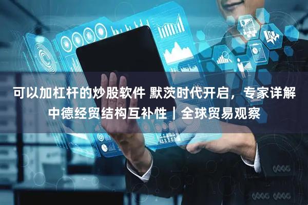 可以加杠杆的炒股软件 默茨时代开启，专家详解中德经贸结构互补性｜全球贸易观察