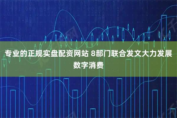 专业的正规实盘配资网站 8部门联合发文大力发展数字消费
